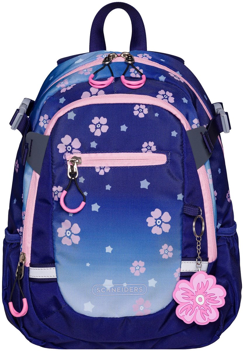 Schneiders rugzak Kids Backpack 11L Blue Bloom donkerpaars
