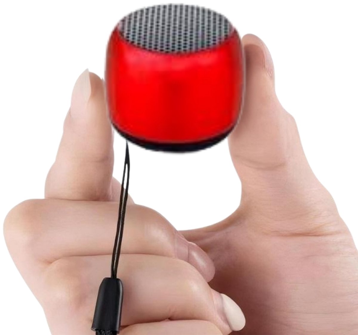 Mini Bluetooth Speaker met Deep Bass – Aluminium Behuizing – Sensor TWS Pairing – TF-kaart – Compact & Draagbaar Rood