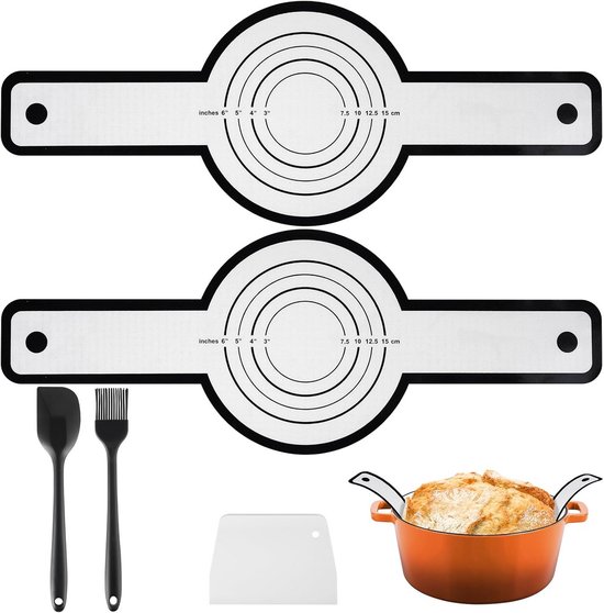 Siliconen Brood Sling Voor Hollandse Oven, 2 Stks Herbruikbare Brood