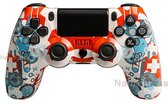 Namajunas - Draadloze Controller geschikt voor PS4/Pro/Slim/PC - Bluetooth gamepad - Geschikt voor Playstation 4 -Zes-assige sensor - LED-lichtbalk en touchscreen-functionaliteit - Audio Jack Input - Gaming Accesoires