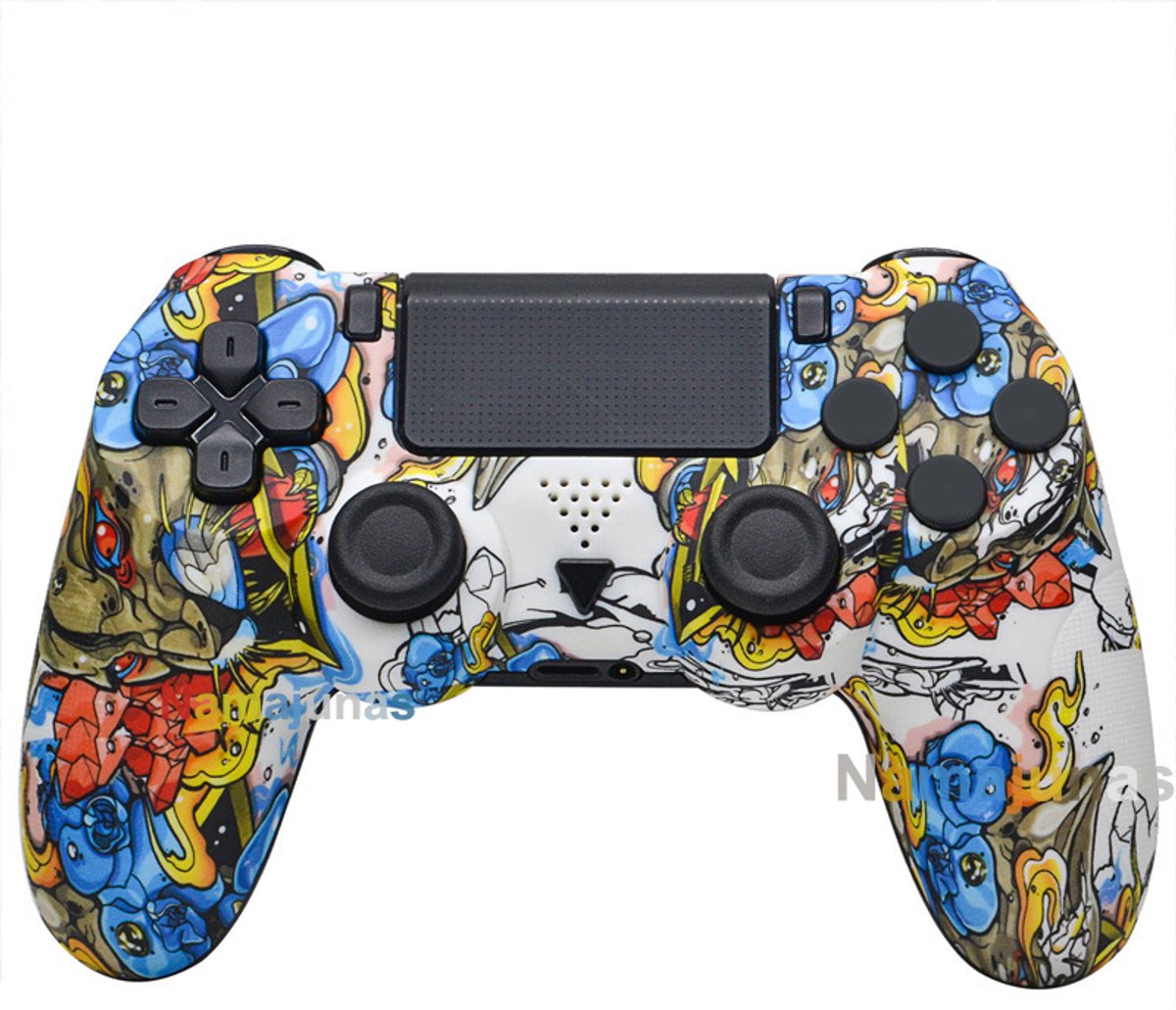 Namajunas - Draadloze Controller geschikt voor PS4/Pro/Slim/PC - Bluetooth gamepad - Geschikt voor Playstation 4 -Zes-assige sensor - LED-lichtbalk en touchscreen-functionaliteit - Audio Jack Input - Gaming Accesoires