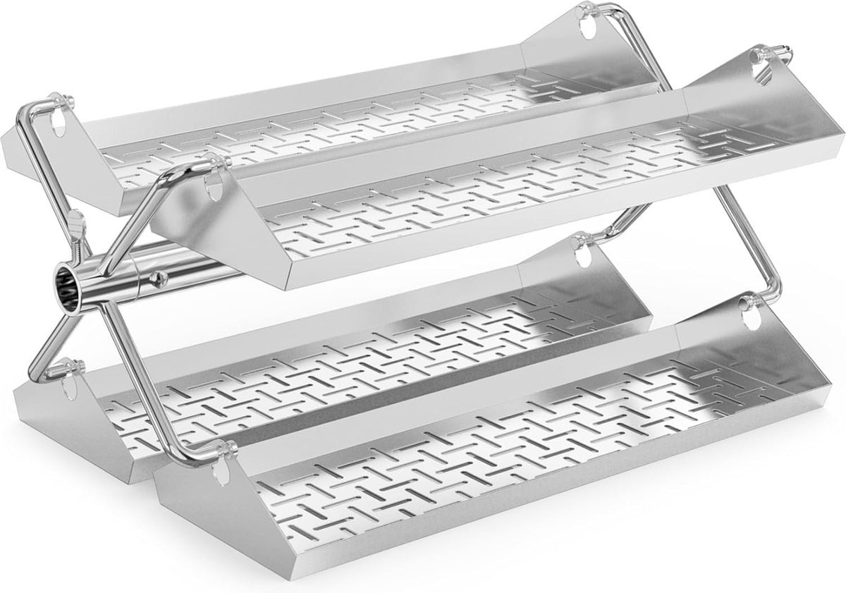 Stunq® Universele Roterende Grill Set voor Diverse Barbecues met Roestvrijstalen Accessoires