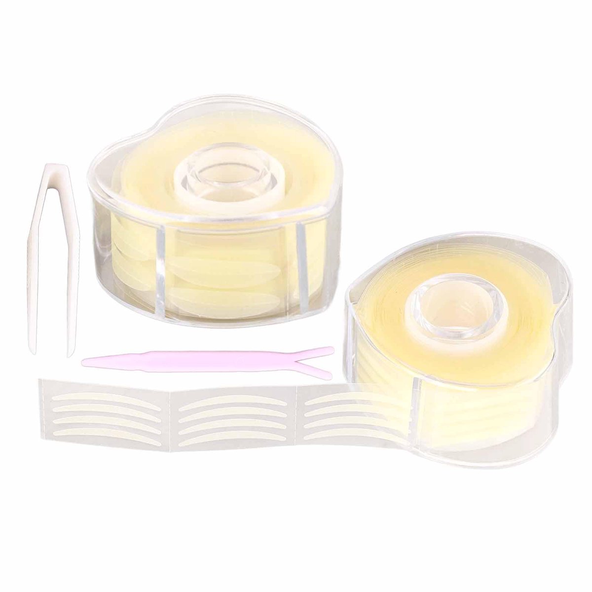 1200 stuks Dubbel Ooglid Tape Onzichtbare Zelfklevende Dubbele Ooglid Strip Sticker Oogmake-up Tool Natuurlijke Onzichtbare Naadloze Waterdichte Kleverige Blijvende Ooglid Sticker