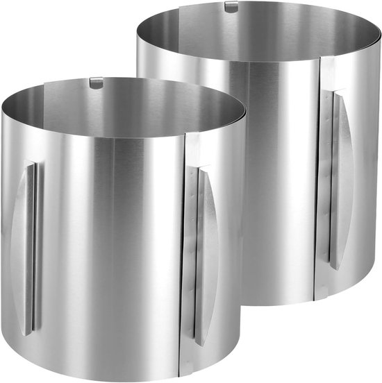 Taartring verstelbaar 18-30 cm x 7 cm