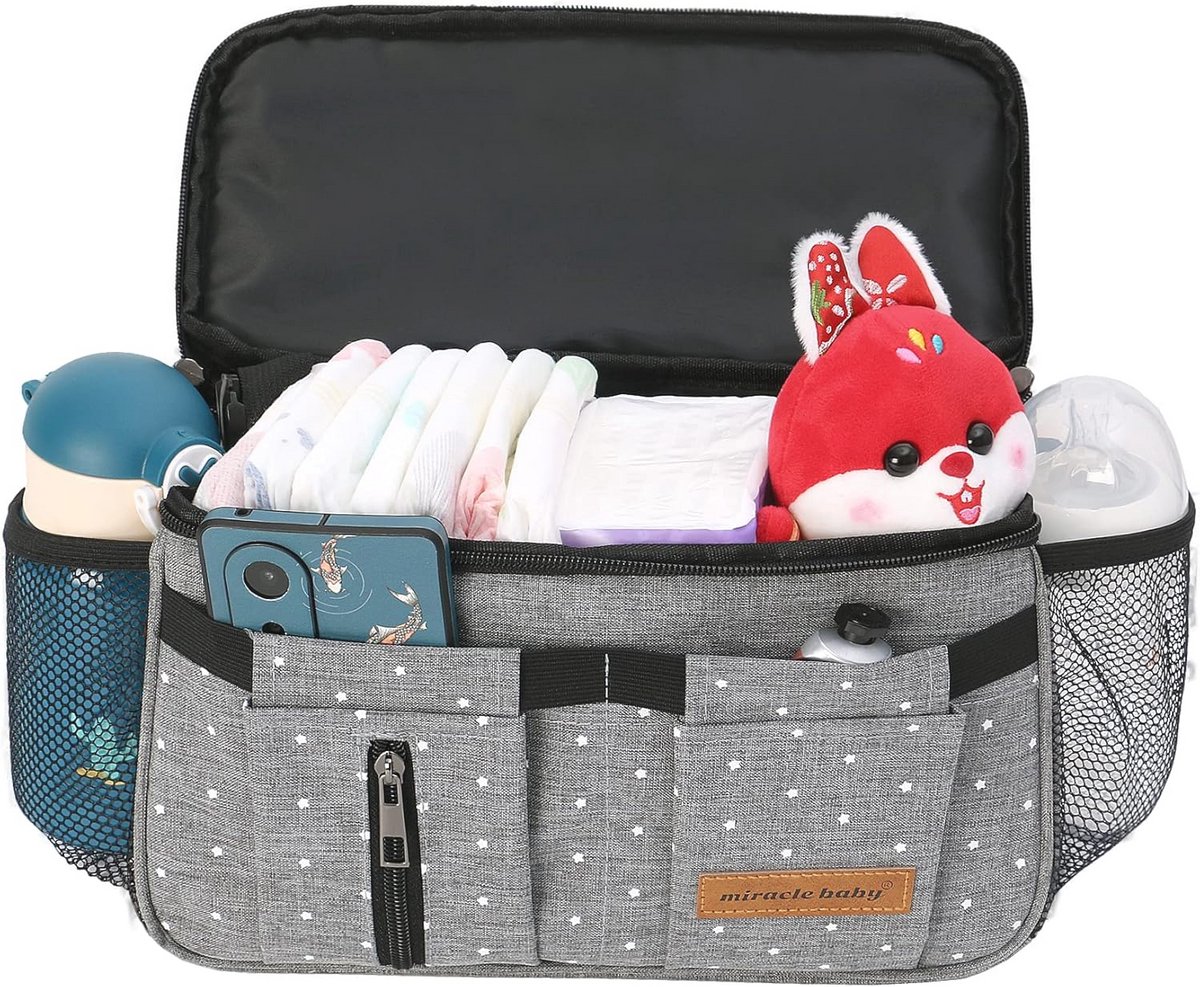 Opbergtas voor Kinderwagen - Lichtgewicht, Multifunctioneel met Grote Capaciteit