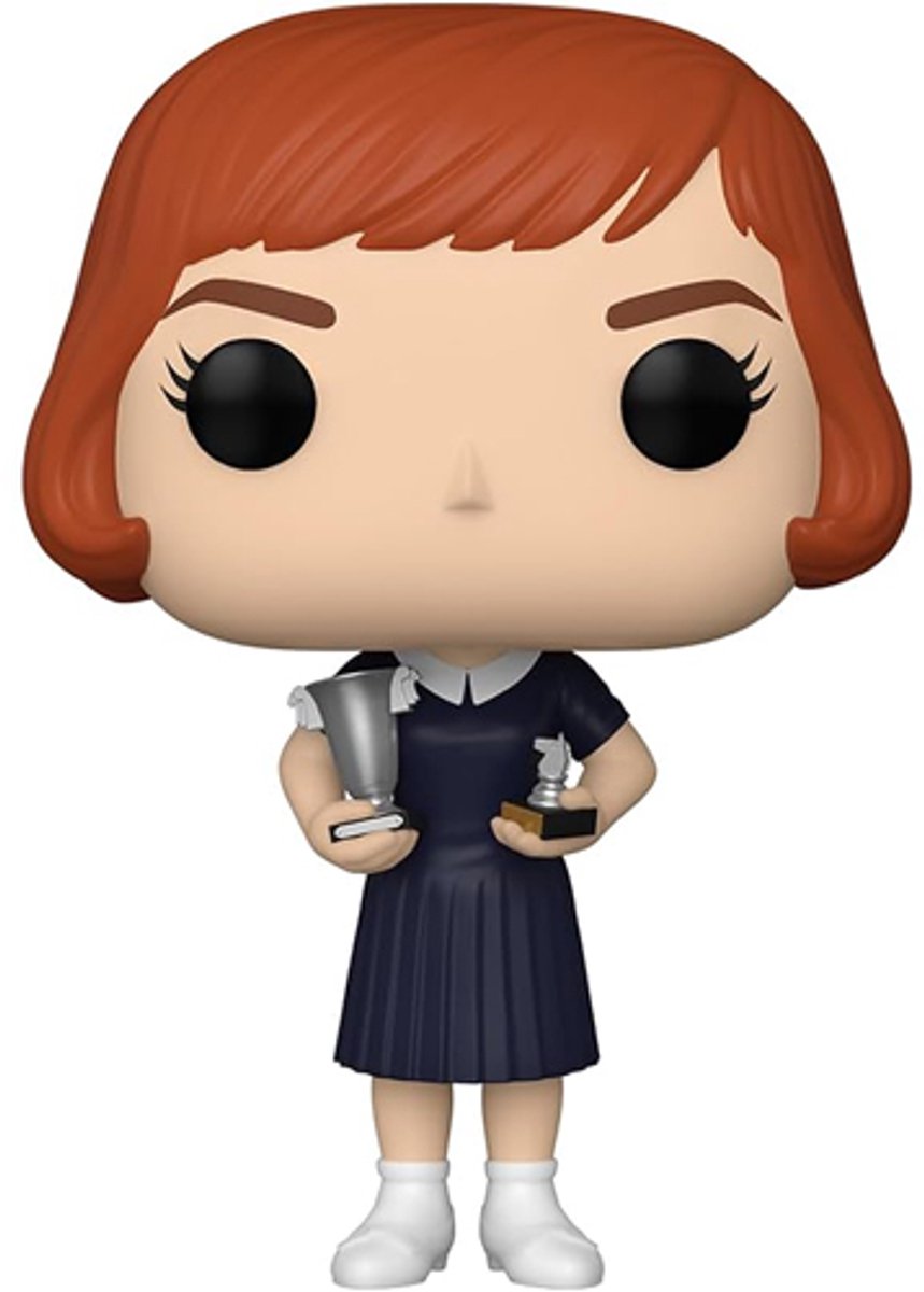 Funko Beth met Trohpies - Funko Pop! TV - The Queen's Gambit Figuur  - 9cm