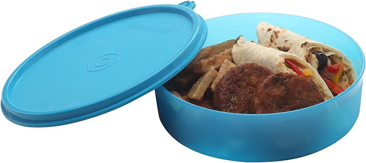 Kleine Ronde Voedselcontainer 550 ml Lunchbox Luchtdicht en Morsbestendig