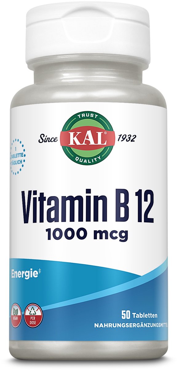 Kal Vitamine B12 1000mcg Tabletten