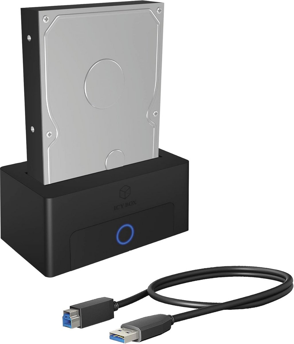 SSD en Harde Schijf Docking Station USB 3.0 voor 2.5" en 3.5" Schijven