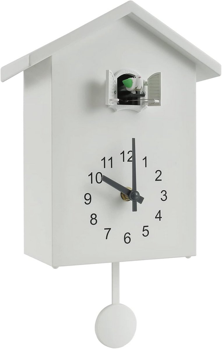 Minimalistische Koekoeksklok met Klokkenspel voor Woonkamer en Keuken