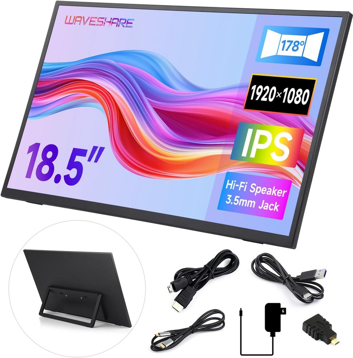 18.5 inch Draagbare Monitor 120Hz IPS Full HD voor Laptop en PC