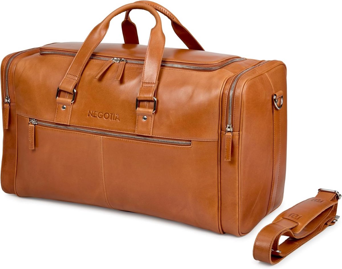 Leren Weekendtas voor Heren en Dames - Leervetertas voor weekenden en reizen