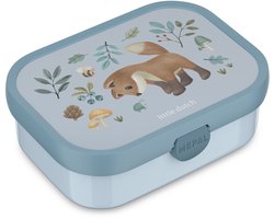 Mepal Lunchbox Campus Little Dutch - 750 ml - Broodtrommel met vakjes voor kinderen - Geschikt voor 4 boterhammen - Forest Friends