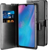BeHello Huawei P30 Pro Hoesje - Gel Wallet Case Met Ruimte Voor 3 Pasjes Zwart