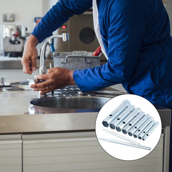 10Pcs 6-22mm Metric Tubular Box Wrench Set Tube Bar Spark-Plug Span 10Pcs 6-22mm Metric Tubular Box Wrench Set Tube Bar Spark-Plug Span