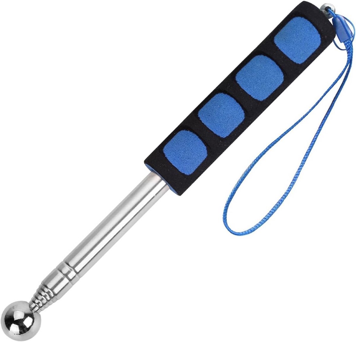 Blauwe Holle Drum Hamer - 115CM Geluidsdetectie Opvouwbare Baton voor Huis Inspectie
