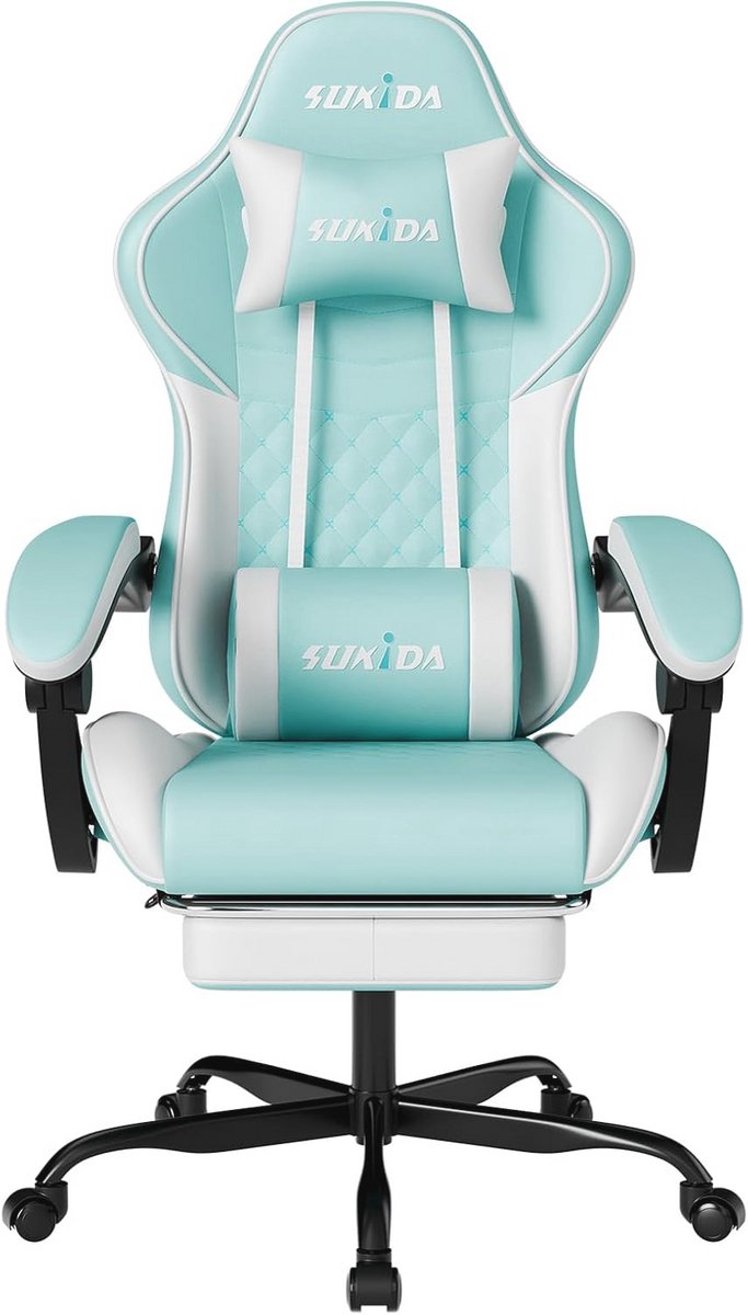 Ergonomische Gaming Stoelen met Massagesteun en Verstelbare Rugleuning