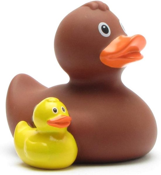 Piepende badeend energie - PVC - 8x8.5x7.5 cm bedrukken? - Voordelig