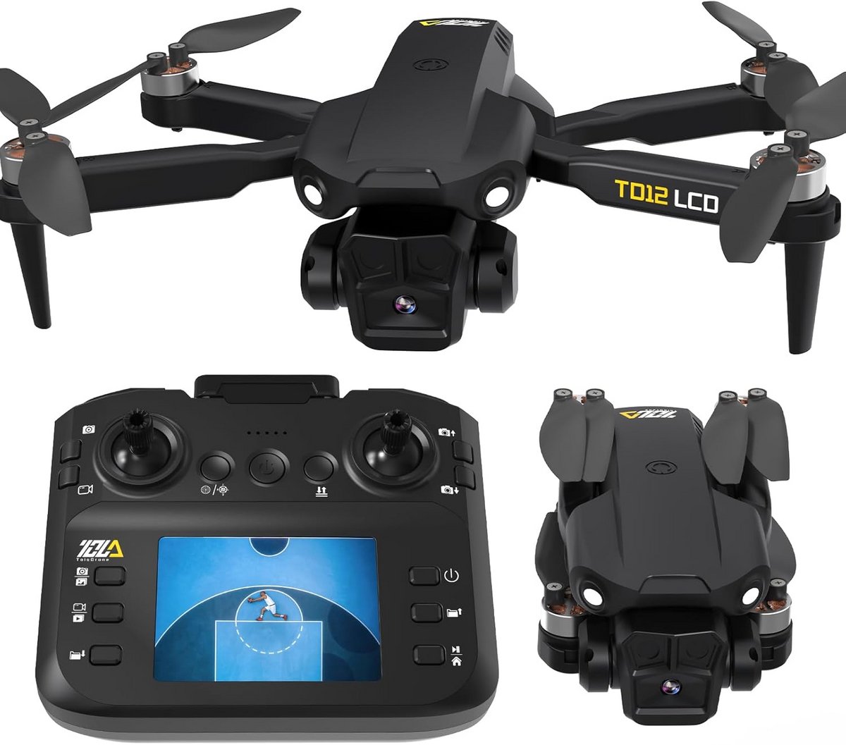 Opvouwbare Drone met Camera voor Beginners en Volwassenen met LCD-scherm