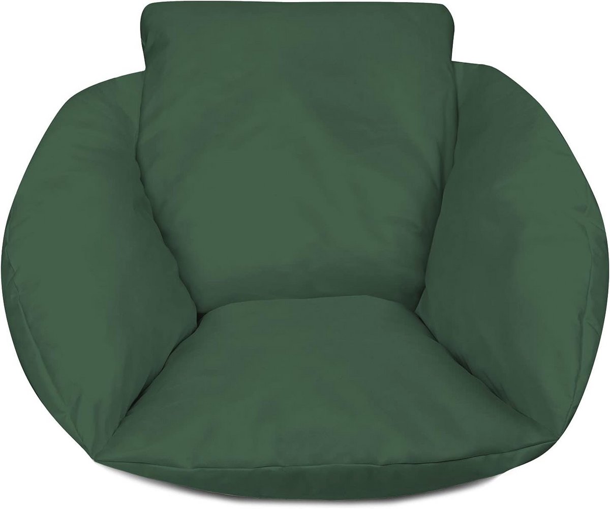 Hangstoelkussen voor Draaistoel - Kussen voor Katoenen Hangschommel en Hangstoel - Rugkussen voor Tuin en Terras
