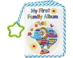 Babyfotoalbum, een herinneringsalbum voor de groei van je baby, gemaakt van zachte stof, perfect voor de eerste verjaardag van je baby. Geschikt voor foto's tot 10 x 15 cm (olifantenpatroon).
