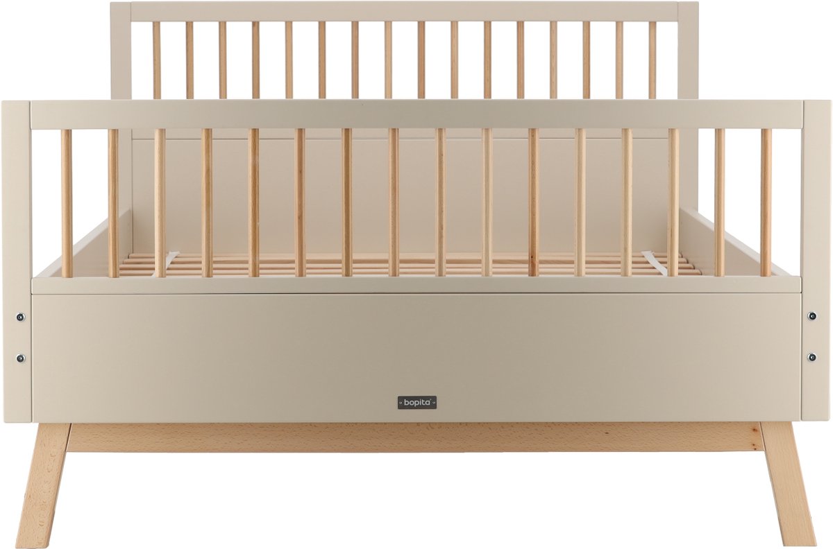 Bopita Lines Twinbed 120 × 200 cm – Dune / Naturel