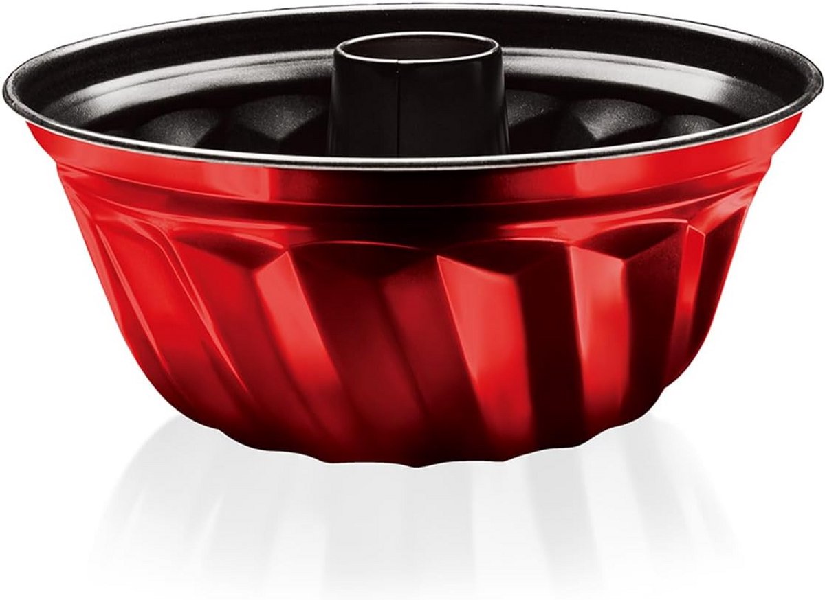 Bundt Cakevorm Boterkoekvorm Antiaanbaklaag Bordeaux Rood