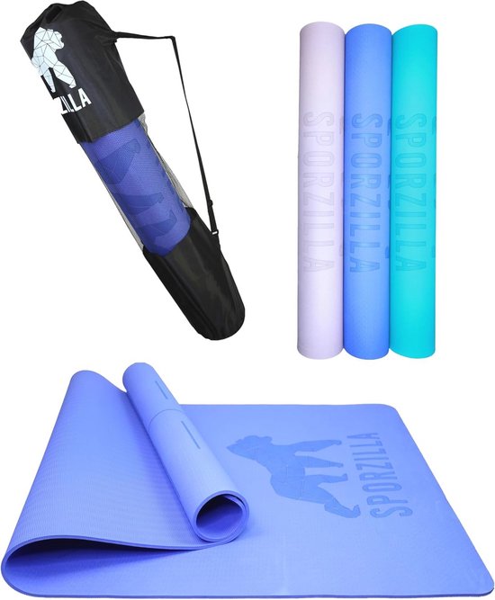 Sporzilla Yoga mat XXL 200 x 100 cm - 8 mm dik