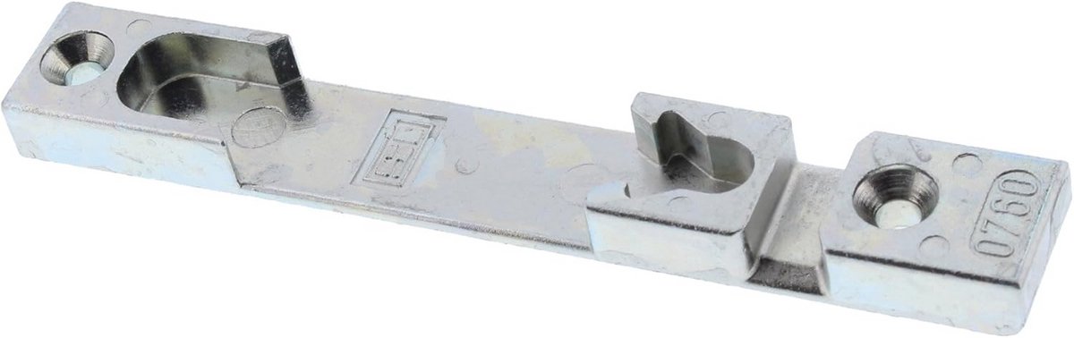 Sluitplaat Kiepsluiting Type 760 Zilver Verzinkt voor Ramen en Deuren