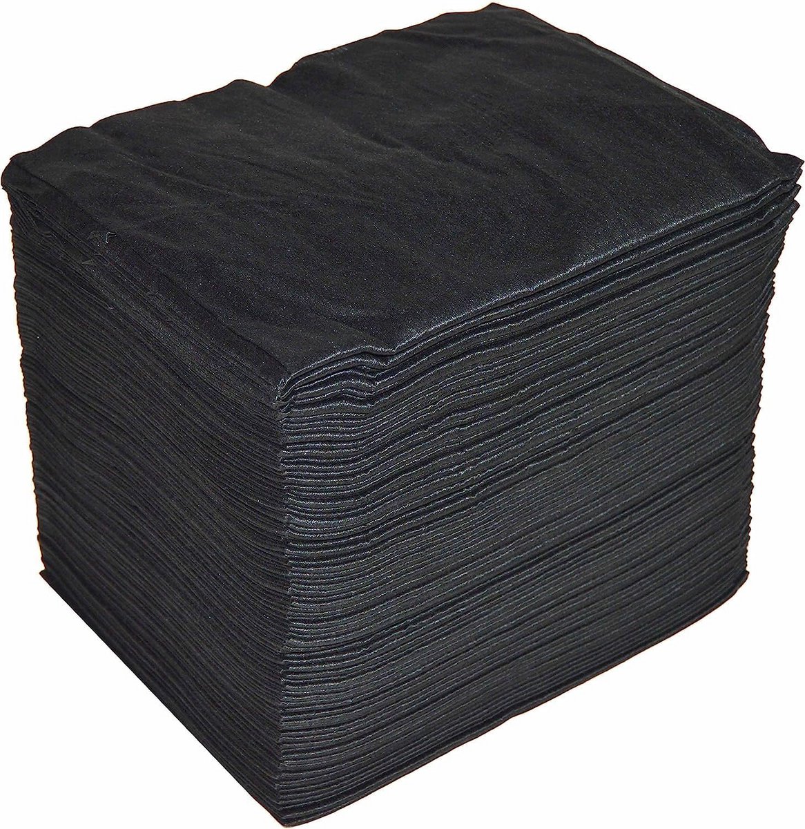 Wegwerp Handdoeken - Zalvrij Doeken - Hygiëne en Verzorging - Zacht en Absorberend - 40 x 80 cm - Zwart