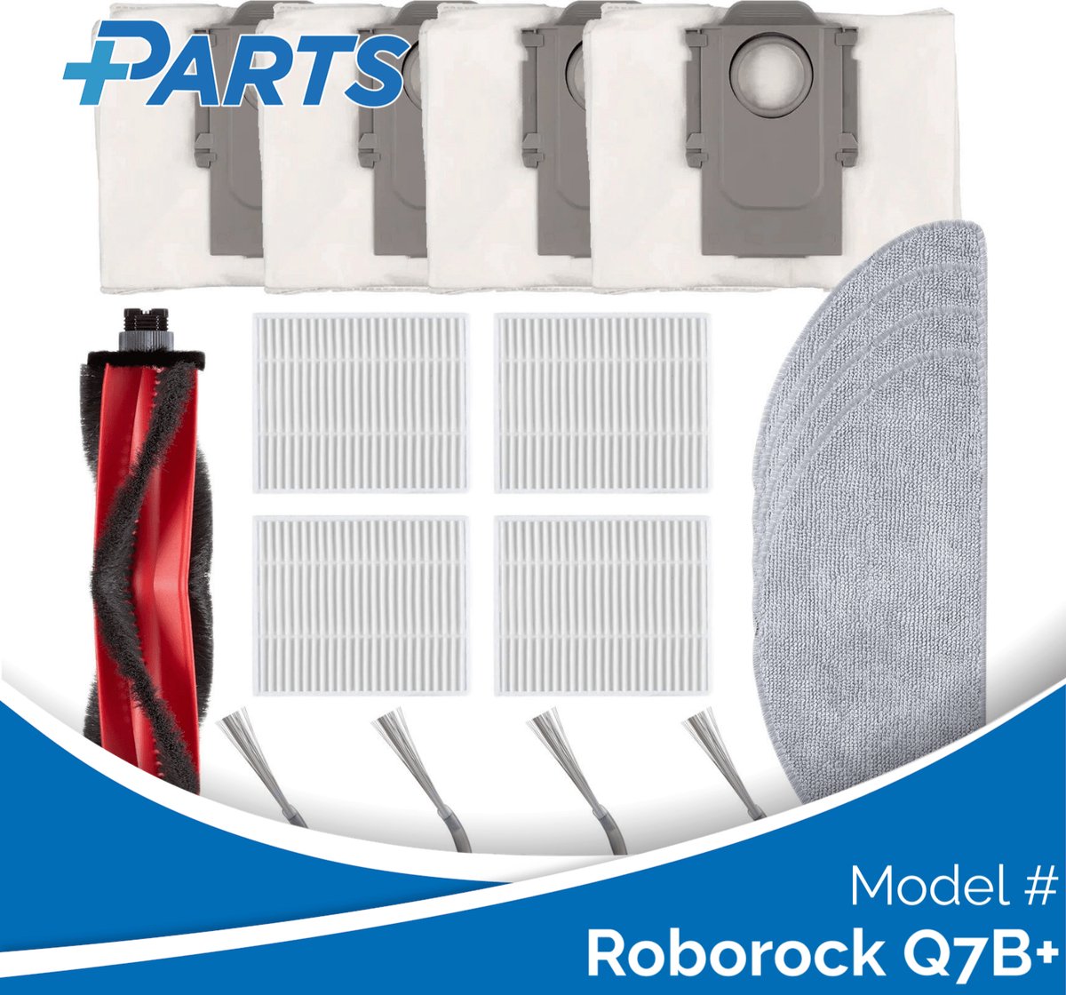 Roborock Q7B+ Onderhoudsset (Plus.Parts® alternatief voor Q7 M5/L5 MAINTENANCE SET)