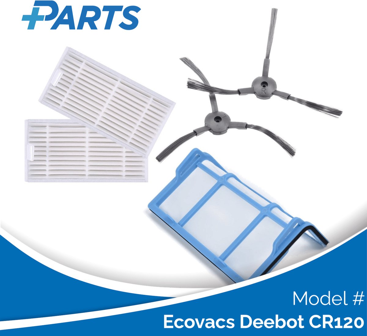 Ecovacs Deebot CR120 Onderhoudsset (Plus.Parts® alternatief voor V3 / V5 MAINTENANCE SET)