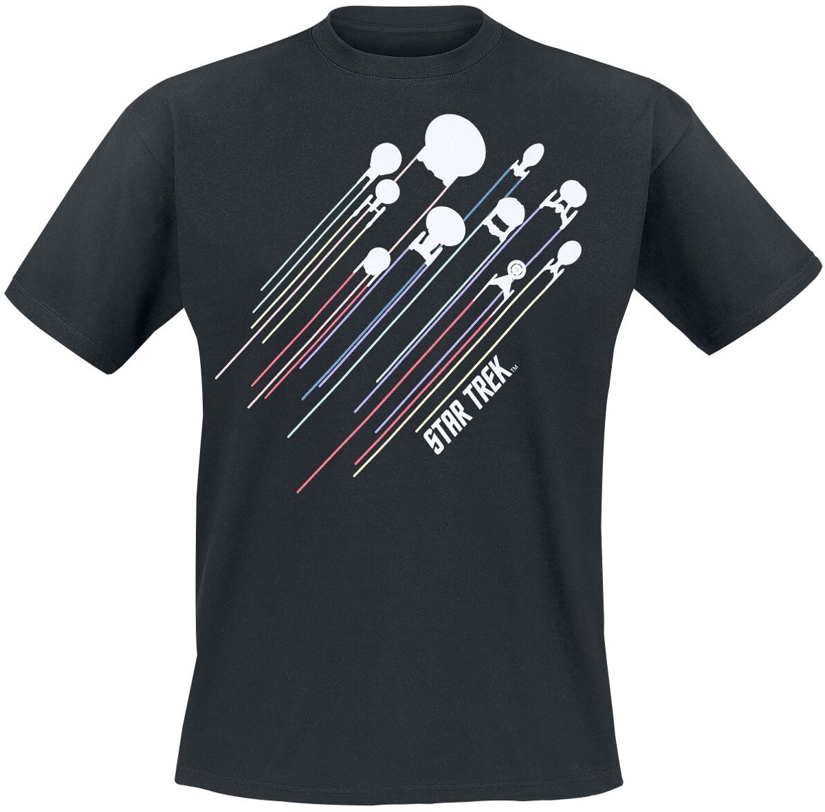 Star Trek Fleet Heren T-shirt - zwart - 5XL