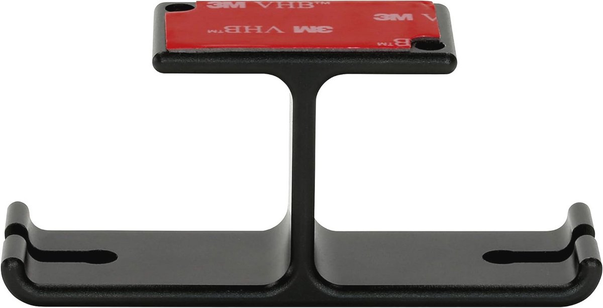 Hoofdtelefoonhouder Duo - Universele Aluminium Houder voor 2 Headsets - Zwart