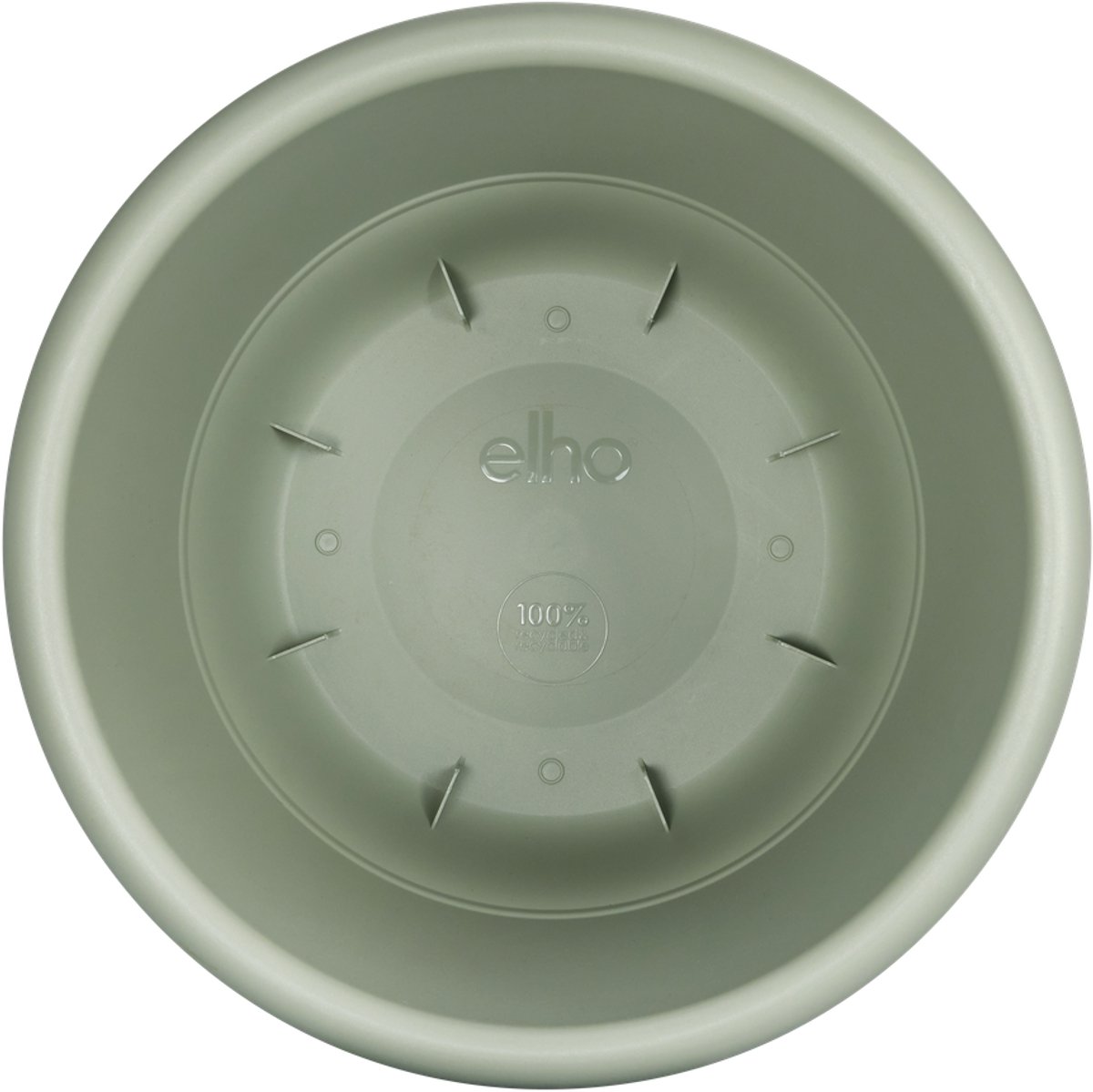 Elho Amiga Rond 55 - Grand pot de fleurs pour intérieur et extérieur