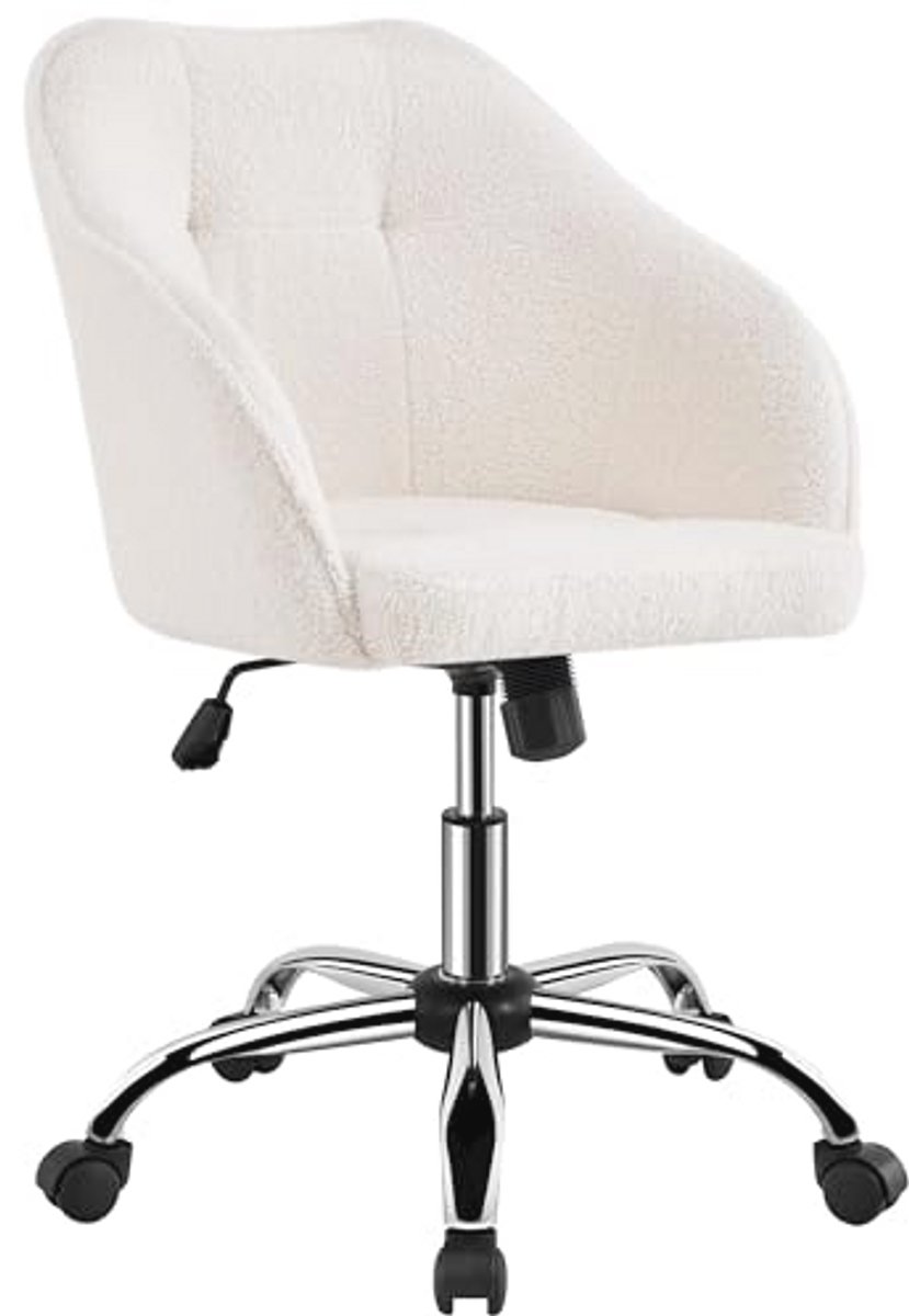 Ergonomische Draaistoel - Verstelbare Bureaustoel met Schommelfunctie en Ademend Design