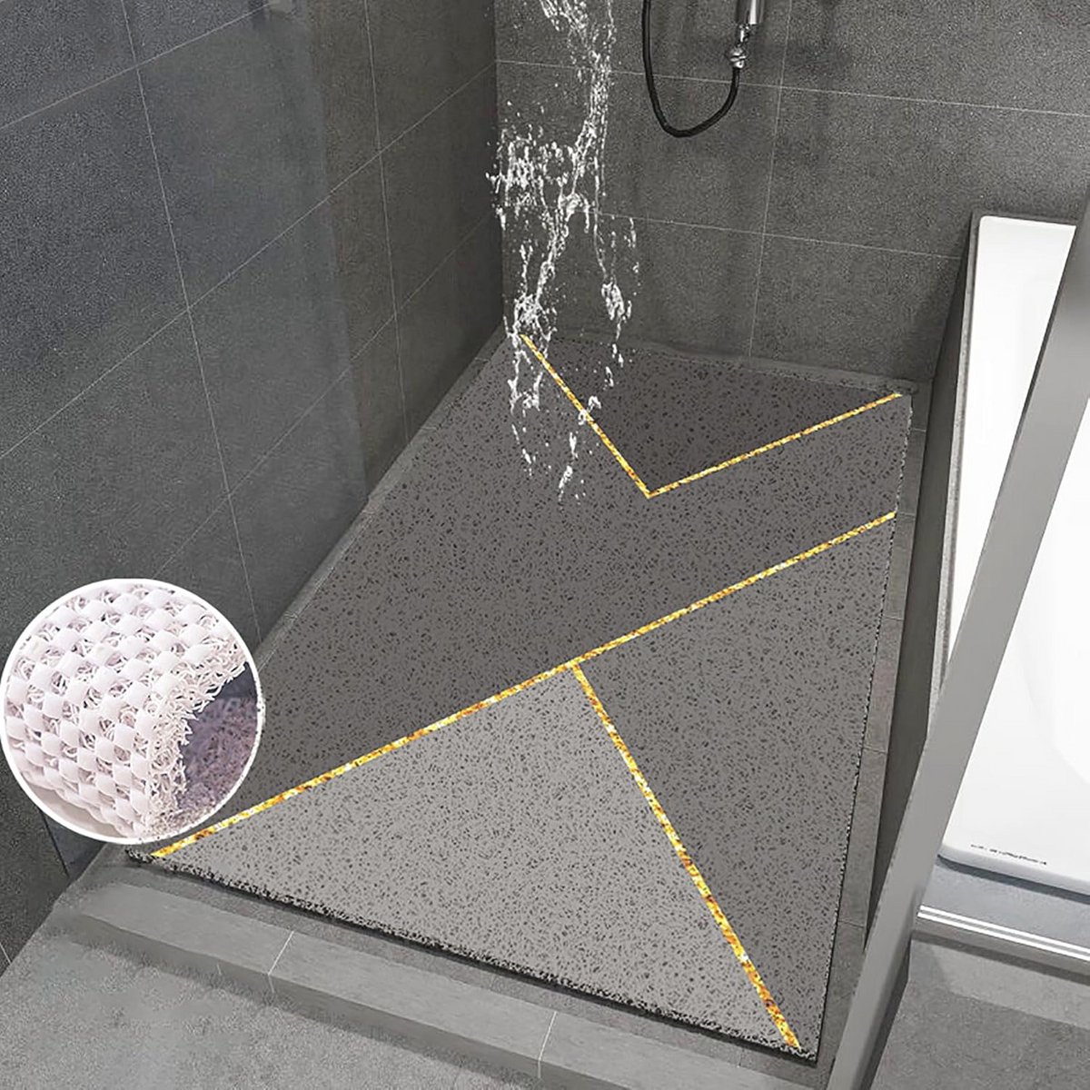Antislip Douchemat - Zacht, Comfortabel en Sneldrogend 40x60 cm