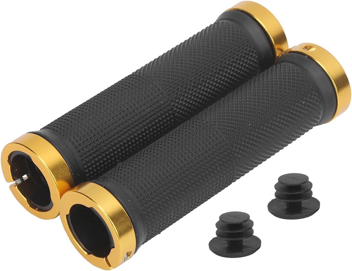 Fietsstuurgrepen met antislip rubberen handgreep voor MTB, BMX, vouwfiets en scooter - 22mm
