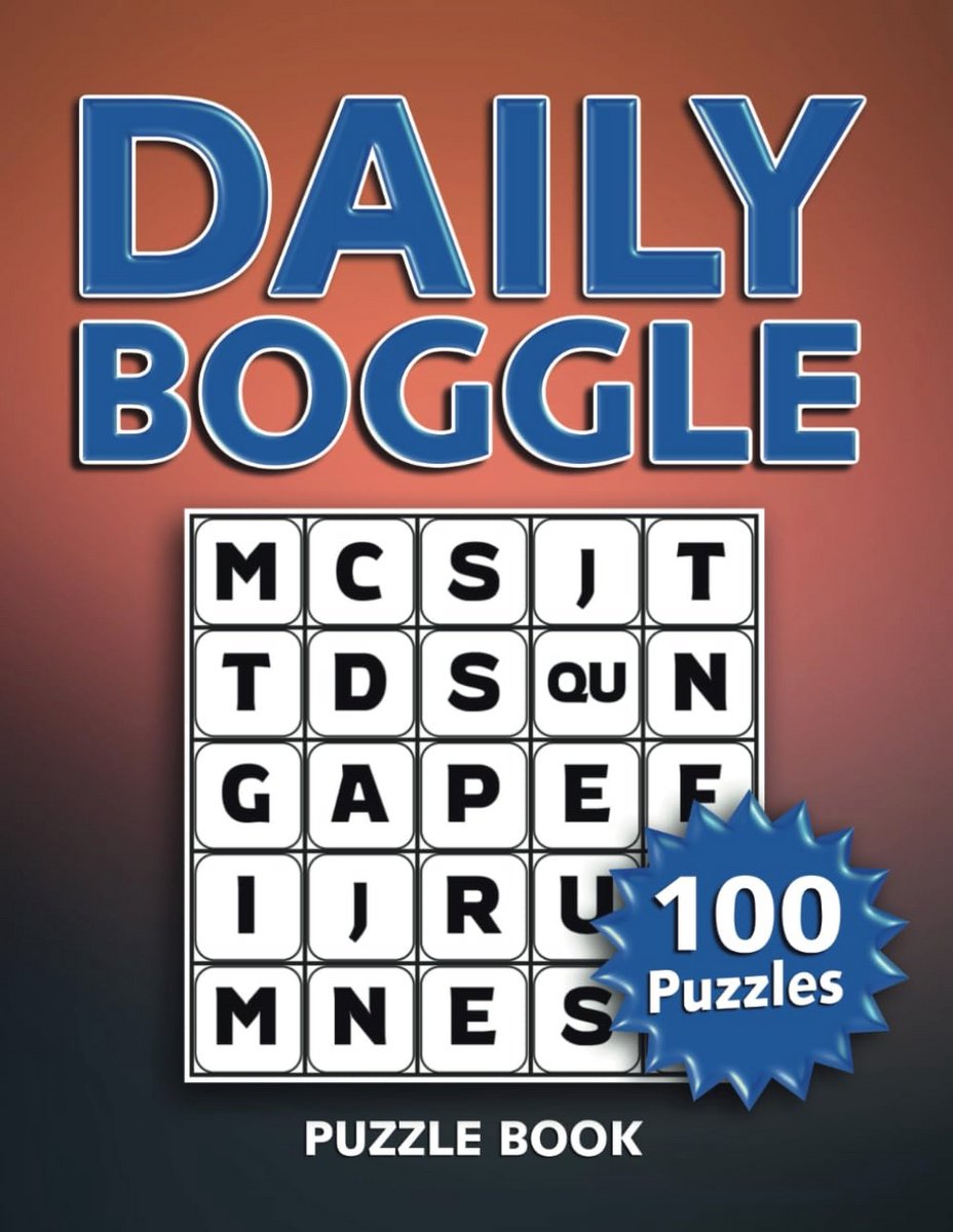 Puzzelboek met dagelijks Boggle: 100 uitdagende puzzels voor woordliefhebbers
