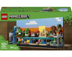 foto van LEGO Minecraft Minibiomen Videogame Speelgoed voor Kinderen en Kinderkamer Decoratie - 21589