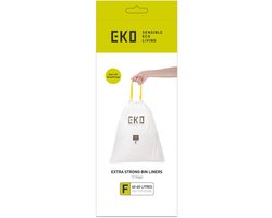 EKO - Afvalzakken 40-60 liter (F) (6x12 stuks) - - wit - Afvalzak