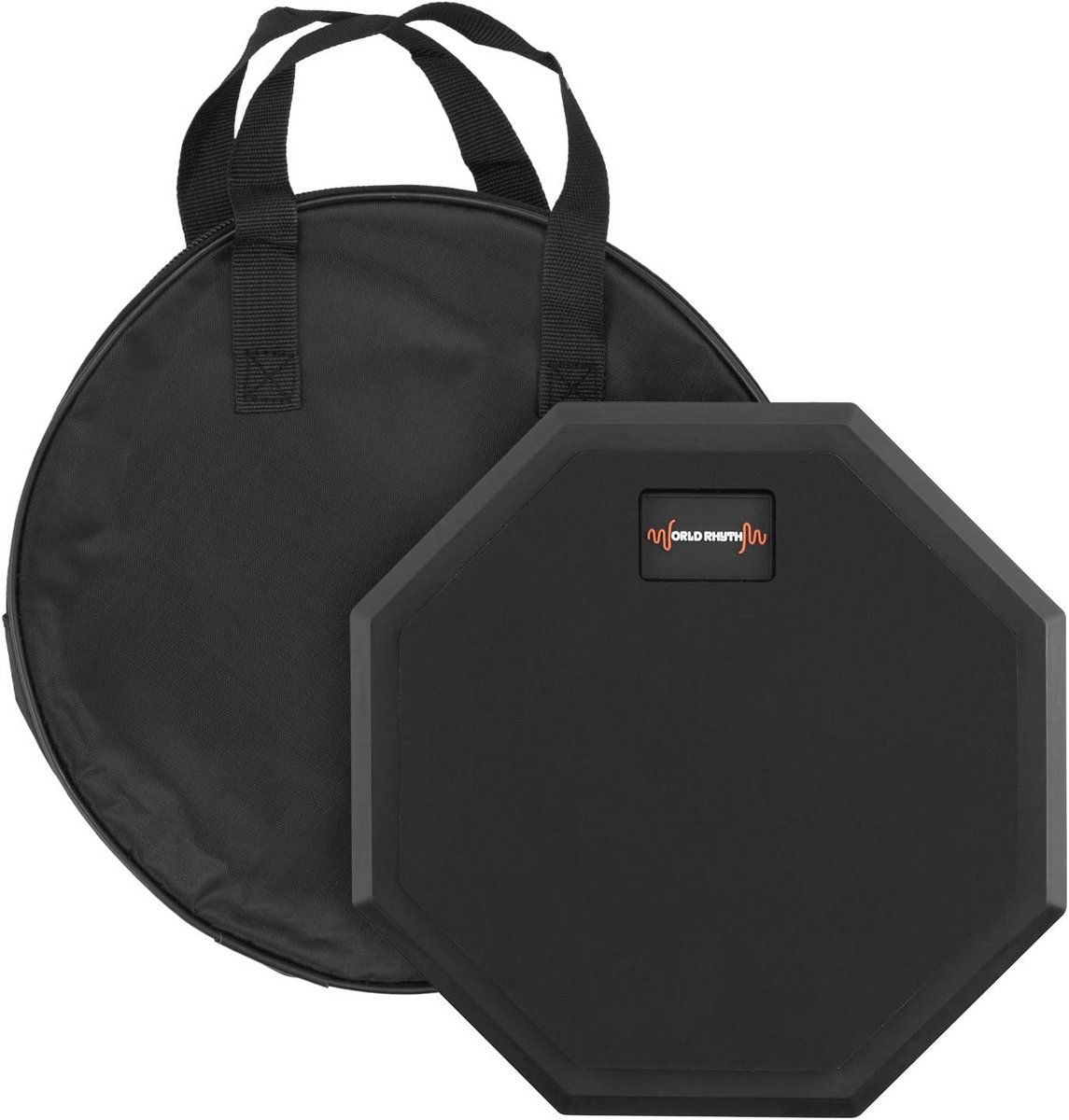 8" Oefenpad voor Drummers - Stille Drum Pad voor Beginners met Draagtas