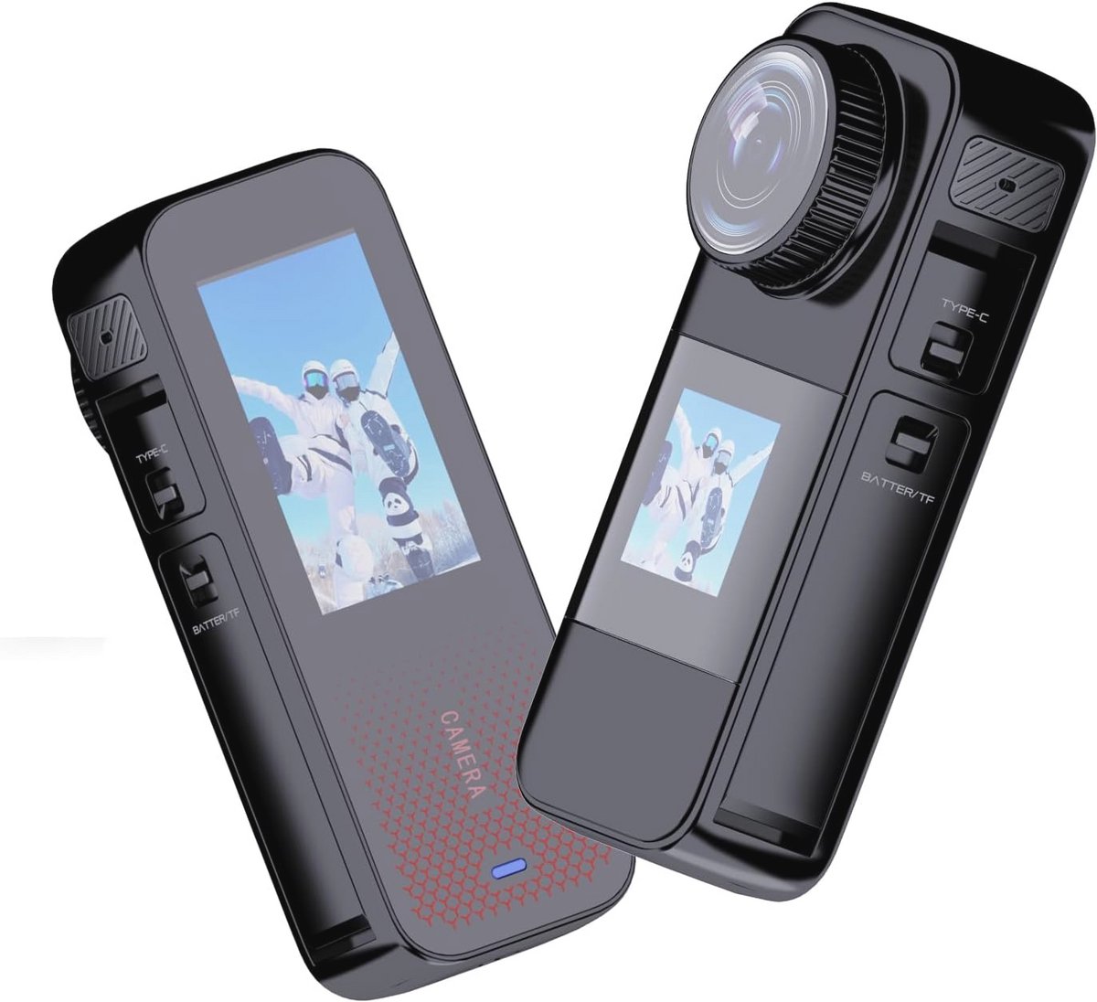 Dual Action Camera met 32G-kaart en accessoires