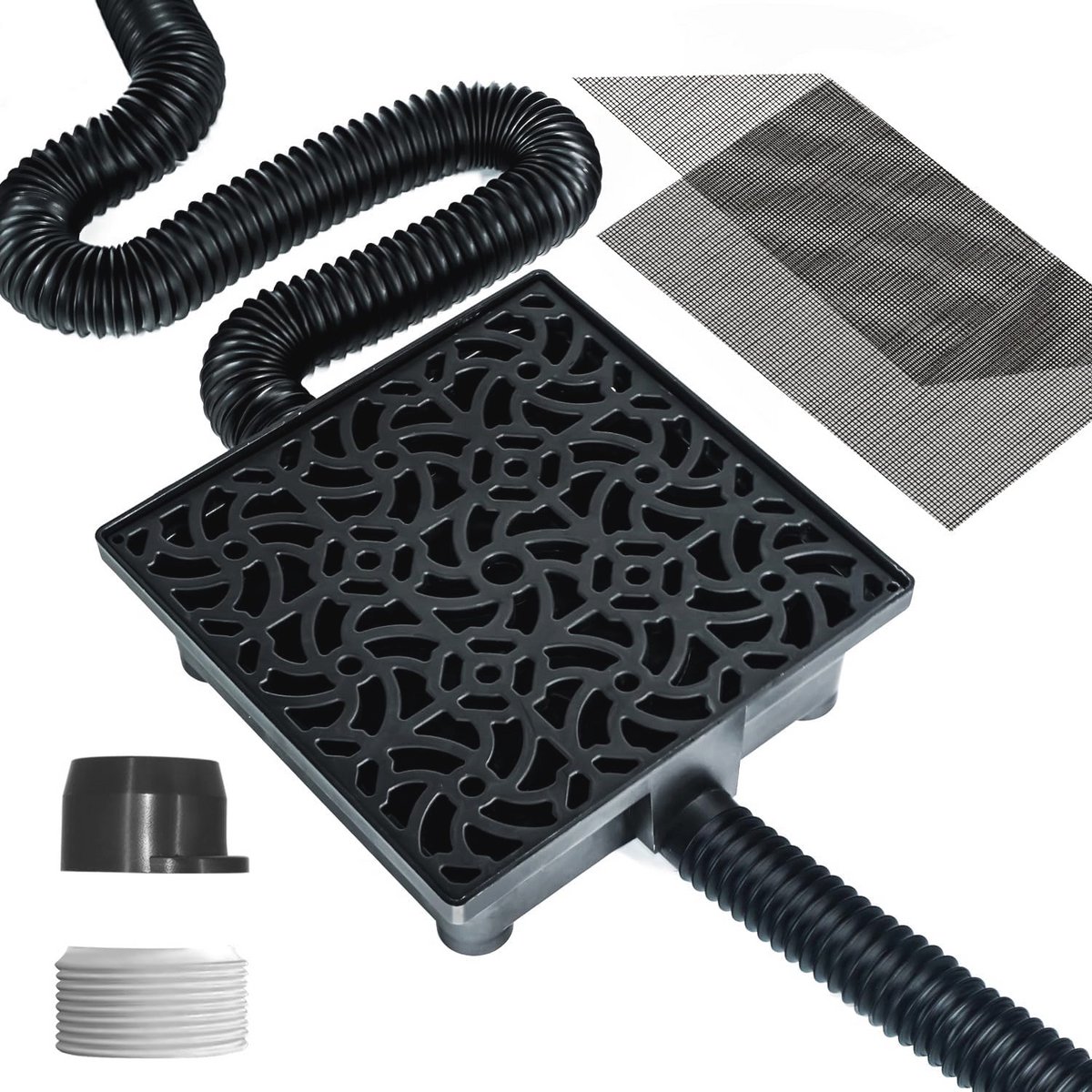Gootafwateringsuitbreidkits met Dabarze Buis en Laagprofiel Afwateringsverlenging voor Bescherming van Fundamenten
