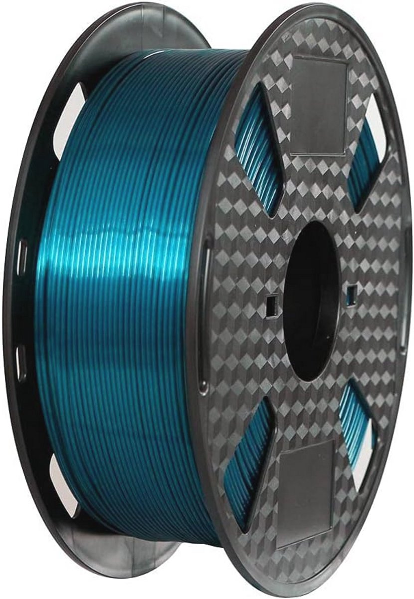 Teal Blauw Zijde PLA Filament 1.75 mm voor 3D Printen - 1KG Spoel