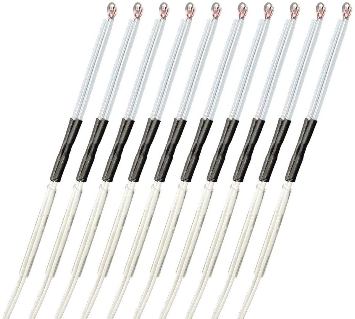 NTC 3D-printer Thermistor 100K Temperatuursensor voor MK8 V6 en Ender-3 / Pro, Ender-5, CR-10 / 10s - Verpakking van 10