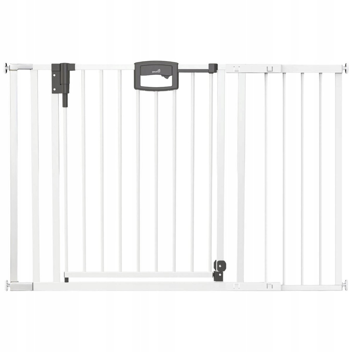 Geuther Veiligheidsdeurpoort 120,5-128,5cm Wit Metaal