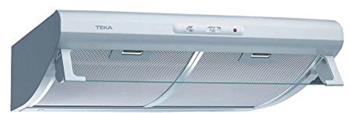 Witte Wandafzuigkap 60 cm - 375 m3/h - 73 dB - Energielabel E