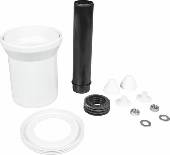 Geberit Aansluitset voor vloerstaande WC horizontaal met sprong
