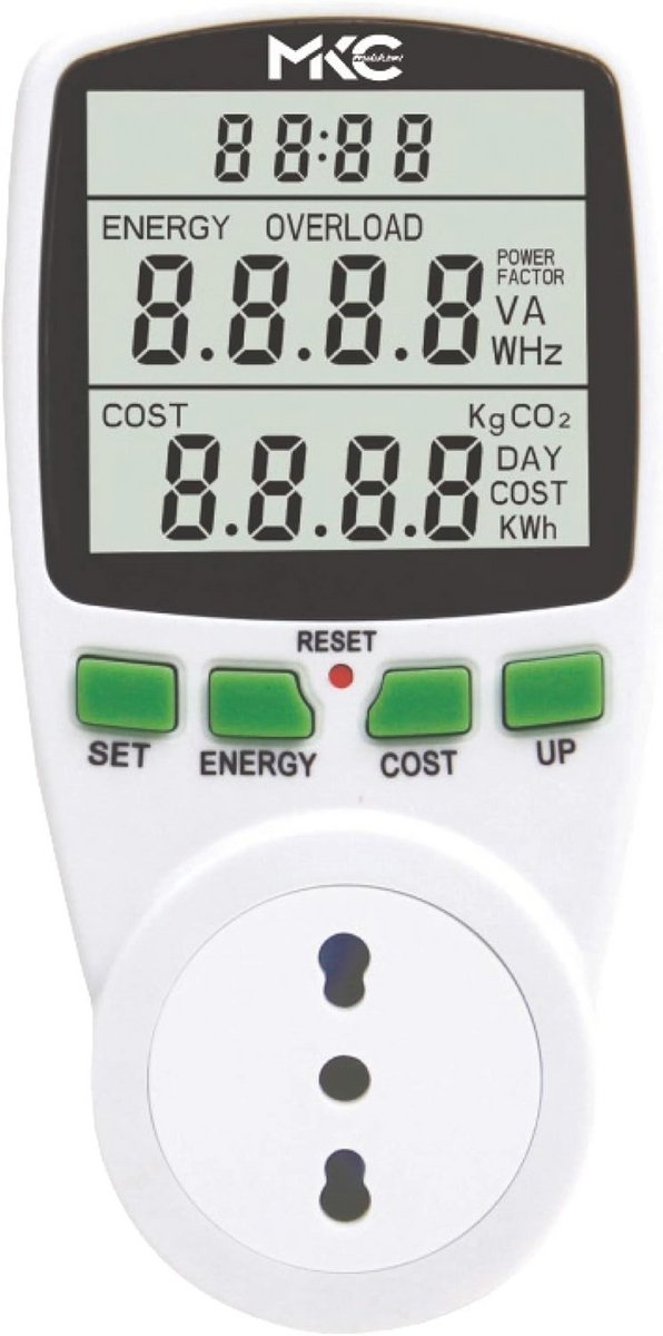 Elektriciteitsverbruik Meter voor 16 A Apparaten